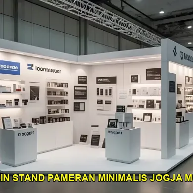 desain stand pameran minimalis jogja murah